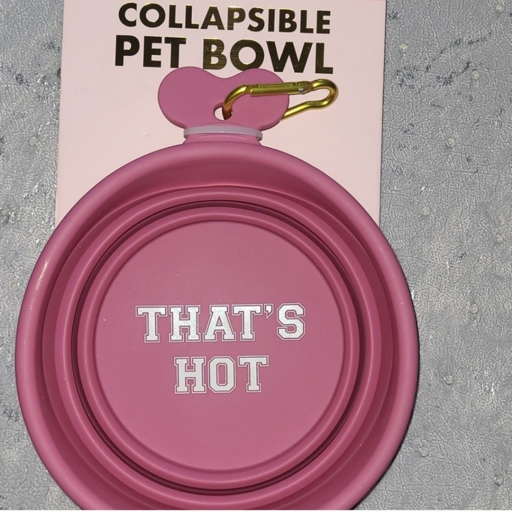 Paris Hilton Collapsible Pet Bowl- That's Hot